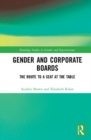 Image for Gender and corporate boards  : the route to a seat at the table