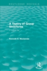 Image for A theory of group structures