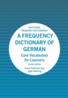 Image for A frequency dictionary of German  : core vocabulary for learners