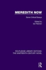 Image for Meredith now  : some critical essays