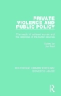 Image for Private Violence and Public Policy