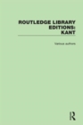 Image for Routledge Library Editions: Kant