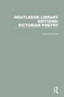 Image for Routledge Library Editions: Victorian Poetry