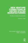 Image for New Venture Formations in United States Manufacturing