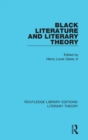 Image for Black Literature and Literary Theory