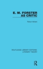 Image for E. M. Forster as Critic