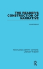 Image for The Reader&#39;s Construction of Narrative