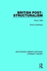 Image for British Post-Structuralism