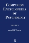 Image for Companion Encyclopedia of Psychology