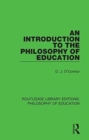 Image for An Introduction to the Philosophy of Education