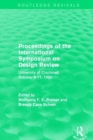 Image for Proceedings of the international symposium on design review  : University of Cincinnati, October 8-11, 1992