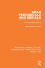 Image for Arab Periodicals and Serials
