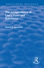 Image for The Jurisprudence of  Law&#39;s Form and Substance