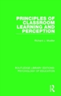 Image for Principles of Classroom Learning and Perception