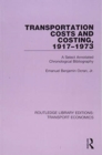 Image for Transportation Costs and Costing, 1917-1973