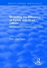 Image for Modelling the Efficiency of Family and Hired Labour