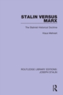 Image for Stalin Versus Marx