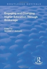 Image for Engaging and changing higher education through brokerage