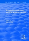 Image for European Social Policy and the Nordic Countries