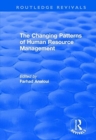 Image for The Changing Patterns of Human Resource Management