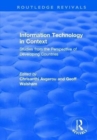 Image for Information technology in context  : studies from the perspective of developing countries