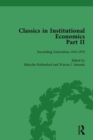Image for Classics in Institutional Economics, Part II, Volume 10 : Succeeding Generations