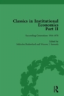 Image for Classics in Institutional Economics, Part II, Volume 6 : Succeeding Generations