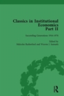 Image for Classics in Institutional Economics, Part II, Volume 8 : Succeeding Generations