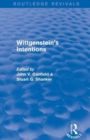 Image for Wittgenstein&#39;s Intentions (Routledge Revivals)