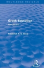 Image for Greek Education (Routledge Revivals)