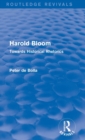 Image for Harold Bloom (Routledge Revivals)