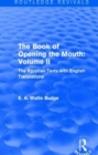 Image for The book of the opening of the mouthVol. II