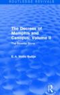 Image for The Decrees of Memphis and Canopus: Vol. II (Routledge Revivals)