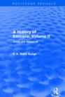 Image for A history of Ethiopia  : Nubia and AbyssiniaVolume II