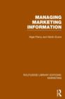 Image for Managing marketing information