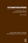 Image for Stormtroopers  : a social, economic and ideological analysis 1929-35