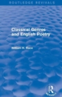 Image for Classical Genres and English Poetry (Routledge Revivals)