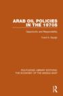 Image for Arab Oil Policies in the 1970s (RLE Economy of Middle East)