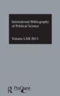 Image for IBSS: Political Science: 2013 Vol.62