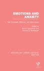 Image for Emotions and anxiety  : new concepts, methods, and applications