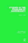 Image for Studies in the Problem of Sovereignty (Works of Harold J. Laski)