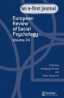 Image for European Review of Social Psychology: Volume 24