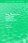 Image for New Perspectives on Human Resource Management (Routledge Revivals)