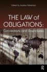 Image for Law of obligations  : connections and boundaries