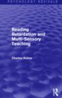 Image for Reading retardation and multi-sensory teaching