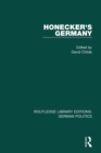 Image for Honecker&#39;s Germany (RLE: German Politics)
