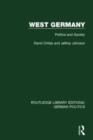Image for West Germany (RLE: German Politics)