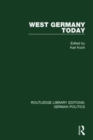 Image for West Germany Today (RLE: German Politics)