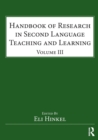 Image for Handbook of research in second language teaching and learningVolume III