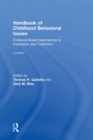 Image for Handbook of Childhood Behavioral Issues : Evidence-Based Approaches to Prevention and Treatment